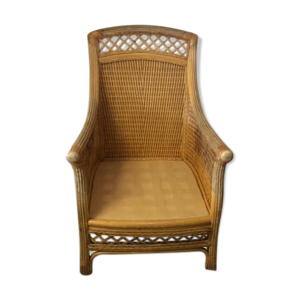 fauteuil en rotin et