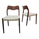 2 vintage chairs by Niels Otto Moller