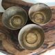 Brass trinket bowls set