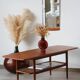 Table basse danoise double plateau en teck 1960