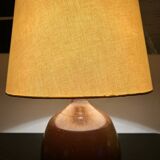Large 70's sandstone lamp
