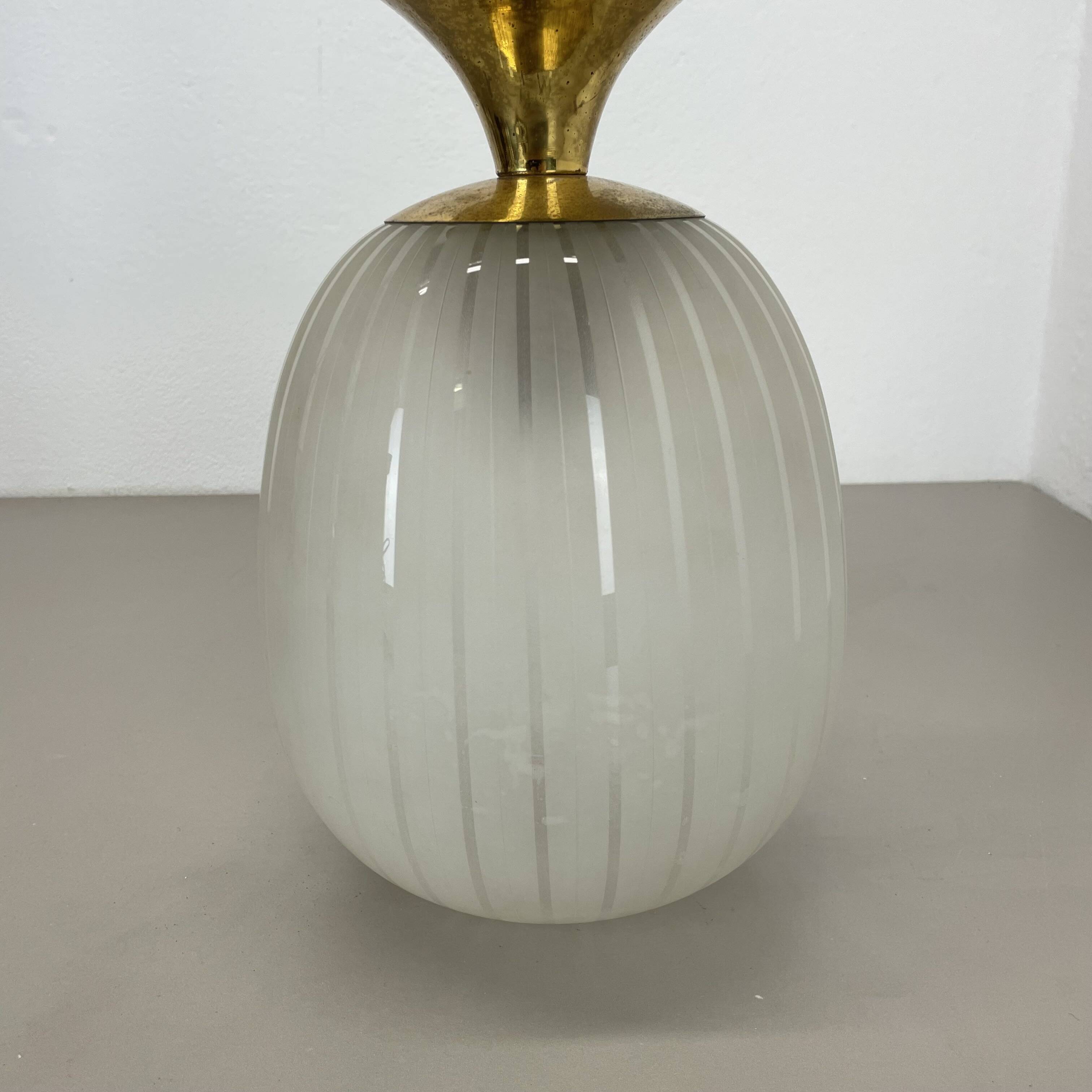 Rare "POMONA" Ceiling Light by Wilhelm Wagenfeld, Peill + Putzler, Germany