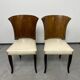 French Art Deco dining chairs