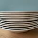 Set of 11 hollow plates Céranord St Amand model Jane
