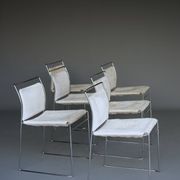 Set of 6 Tulu Dining Chairs by Kazuhide Takahama for Gavina. Italy 1960s