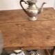 Antique Coffee Pot Teapot Louis XV Silver-Plated Metal 20th Century Coffee Set