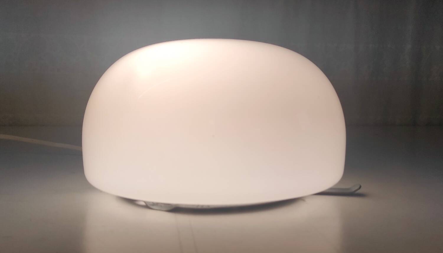 Opaline globe ceiling or wall light 20 cm - 50s/60s