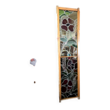 Large stained glass door side from the Art Nouveau period around 1900