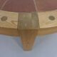 Large pine and ceramic coffee table by Lisbeth Sallingboe for Sallingboe, Denmark, 1970s.