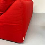 Living room sofa and 2 armchairs French design Steiner 70s vintage fabric