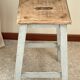 TABOURET Ancien BOIS Massif