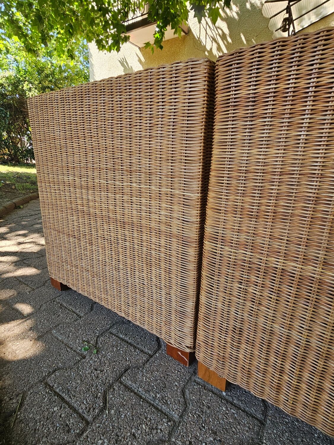 Wicker sofa