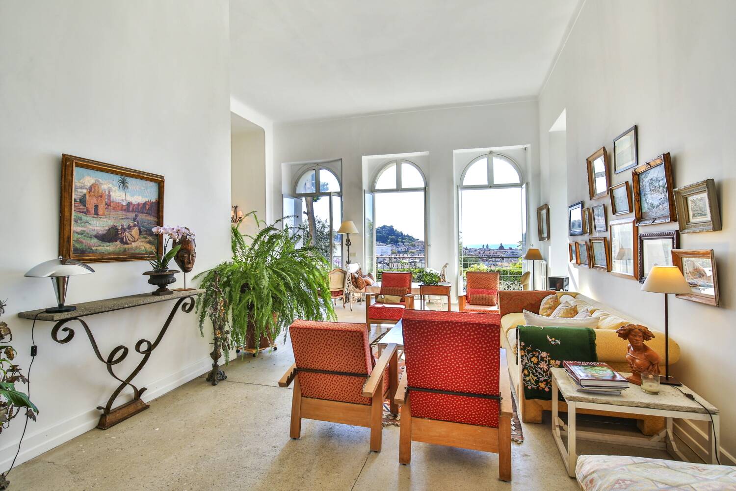 4 modernist reclining chairs circa 1950