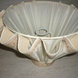 Lined skirted lampshade
