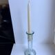 Candle holder design in bubbled glass made of vintage craftsmanship