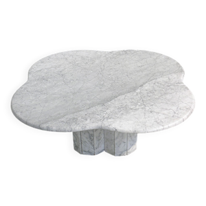 table basse en marbre - carrare