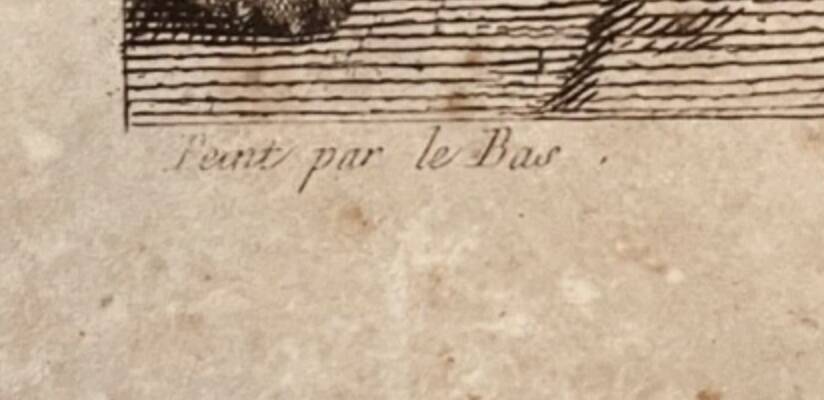 Engraving by Jean-Charles Levasseur (1734-1816), engraver to the King.
