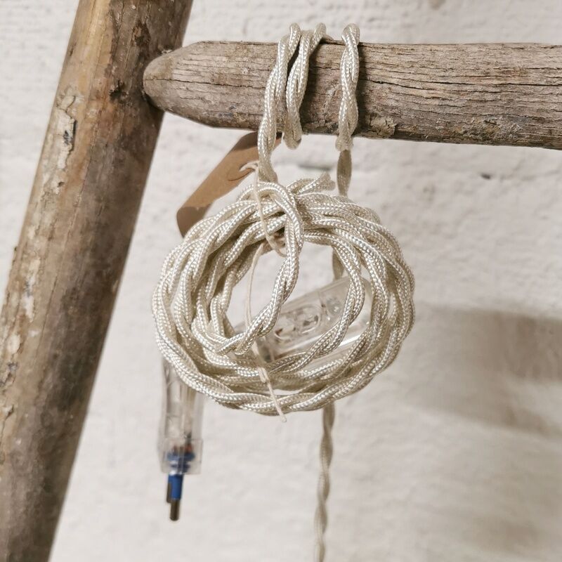 Vintage opaline yellow lamp