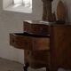 18ème siècle, commode danoise baroque serpentine antique en noyer