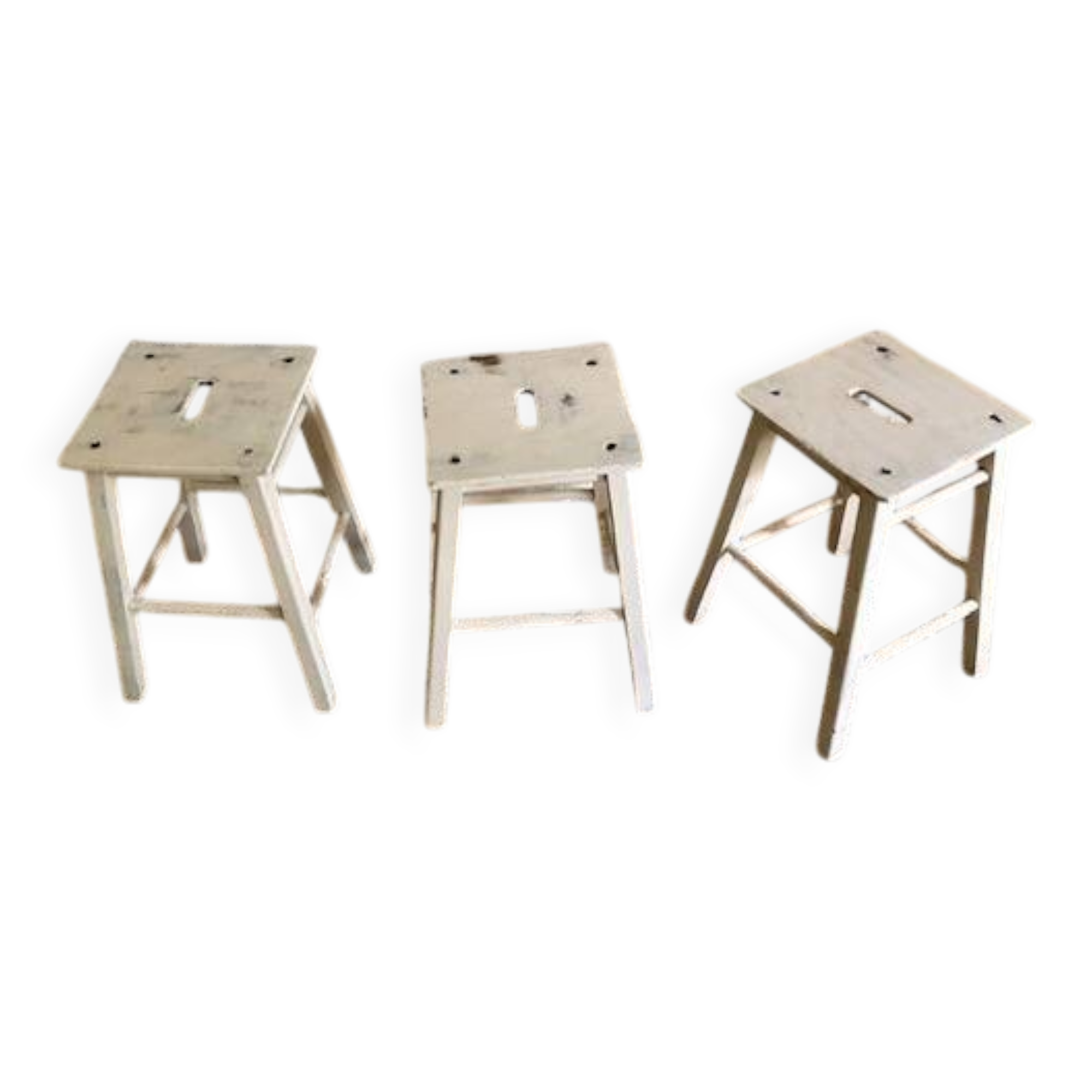 Tabouret en bois ancien