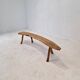 Wooden Tree Trunk Bench, France 1960s