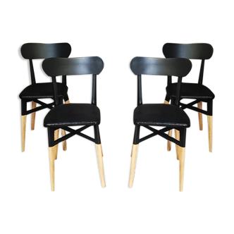 4 chaises année 60
