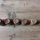 Set of 6 sandstone cups