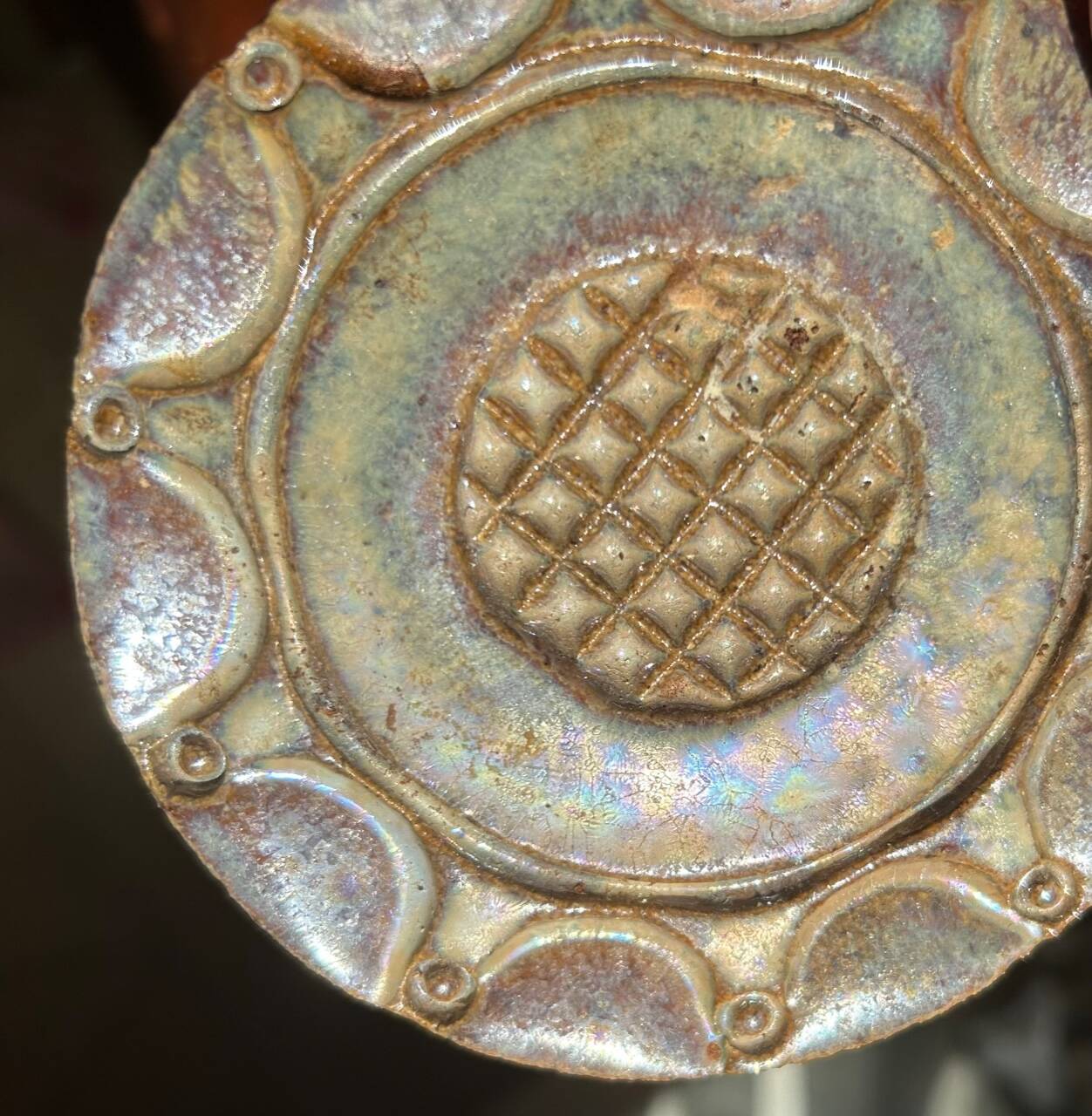 stoneware trivet 1970