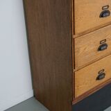Large Vintage Dutch Oak Shop Cabinet / Sideboard, 1950s