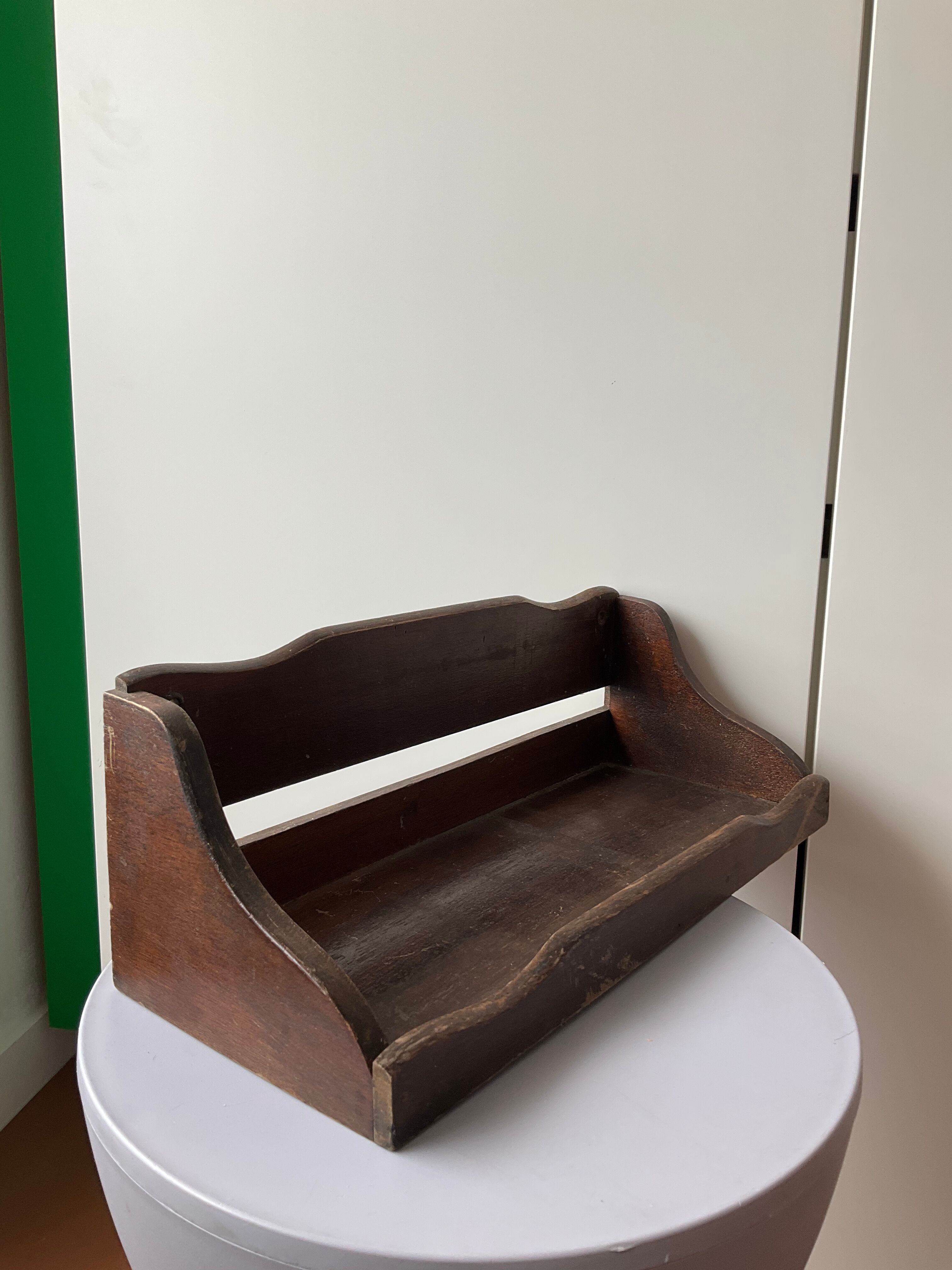 Old wooden shelf