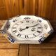 Old pendulum plate junghans white painted ceramic vintage #a537