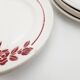 8 flat plates porcelain Saint Amand