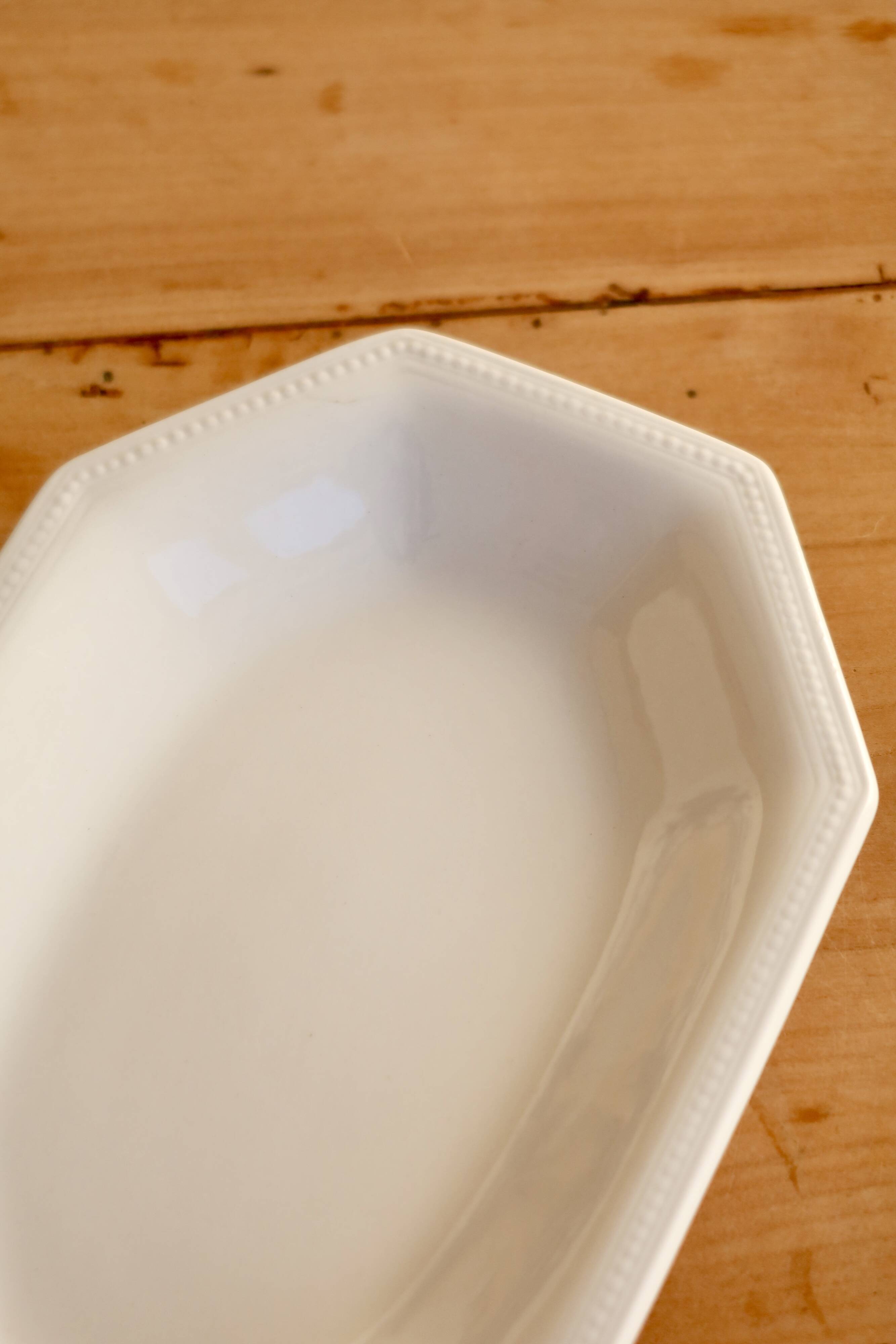 Ravier vintage English porcelain Johnson Brothers model Pearl