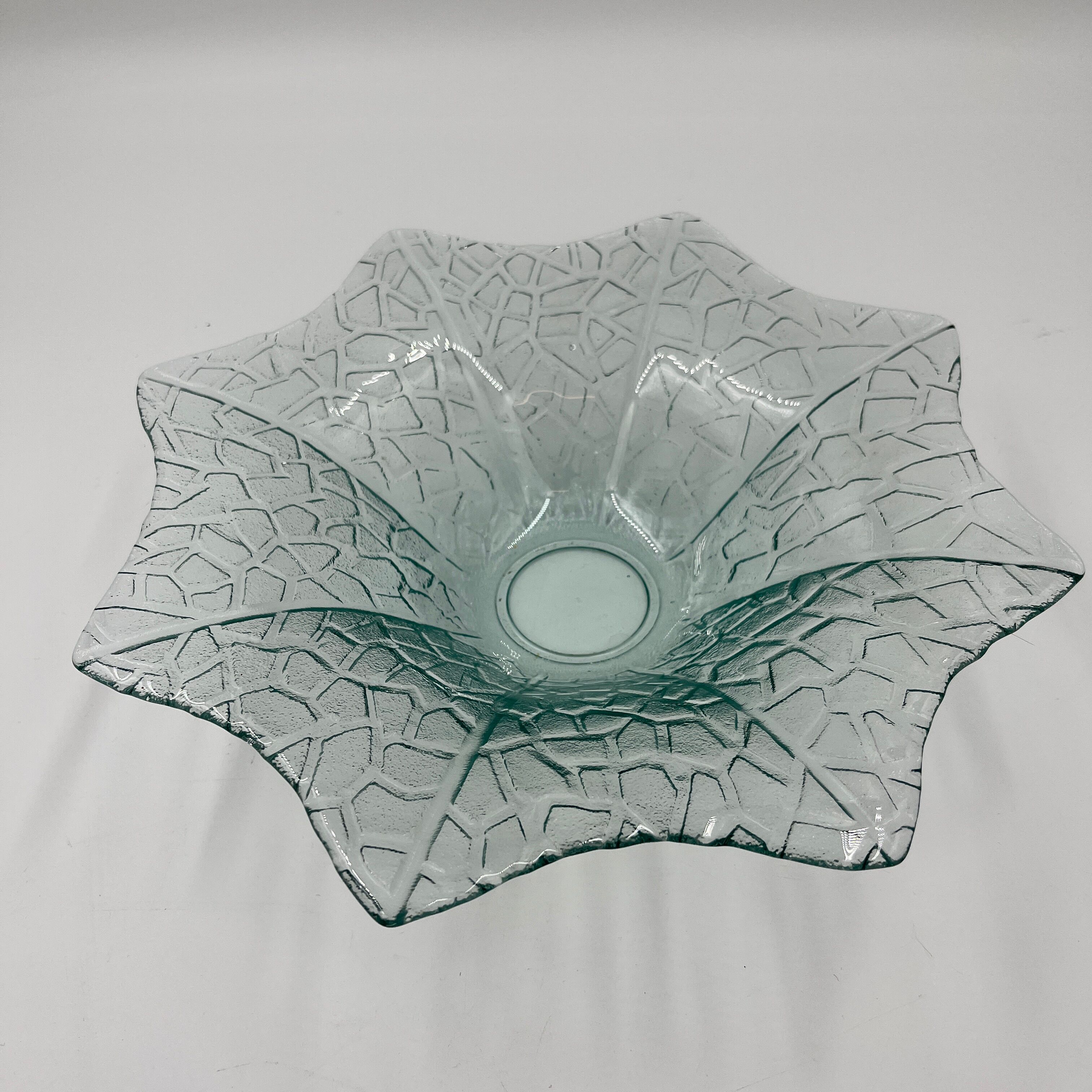 Glass fruit dish