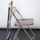 2 Plia caramel chairs by Giancarlo Piretti