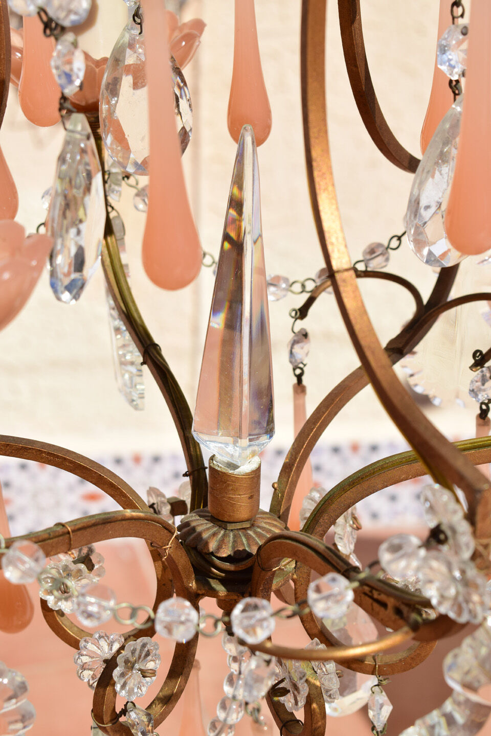 Grapefruit chandelier