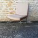 Wooden and fabric shell chairs