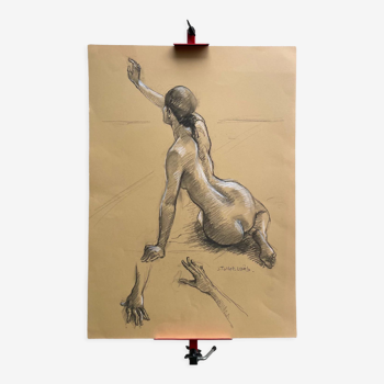 Nude drawing by Catherine Tollet-Loeb