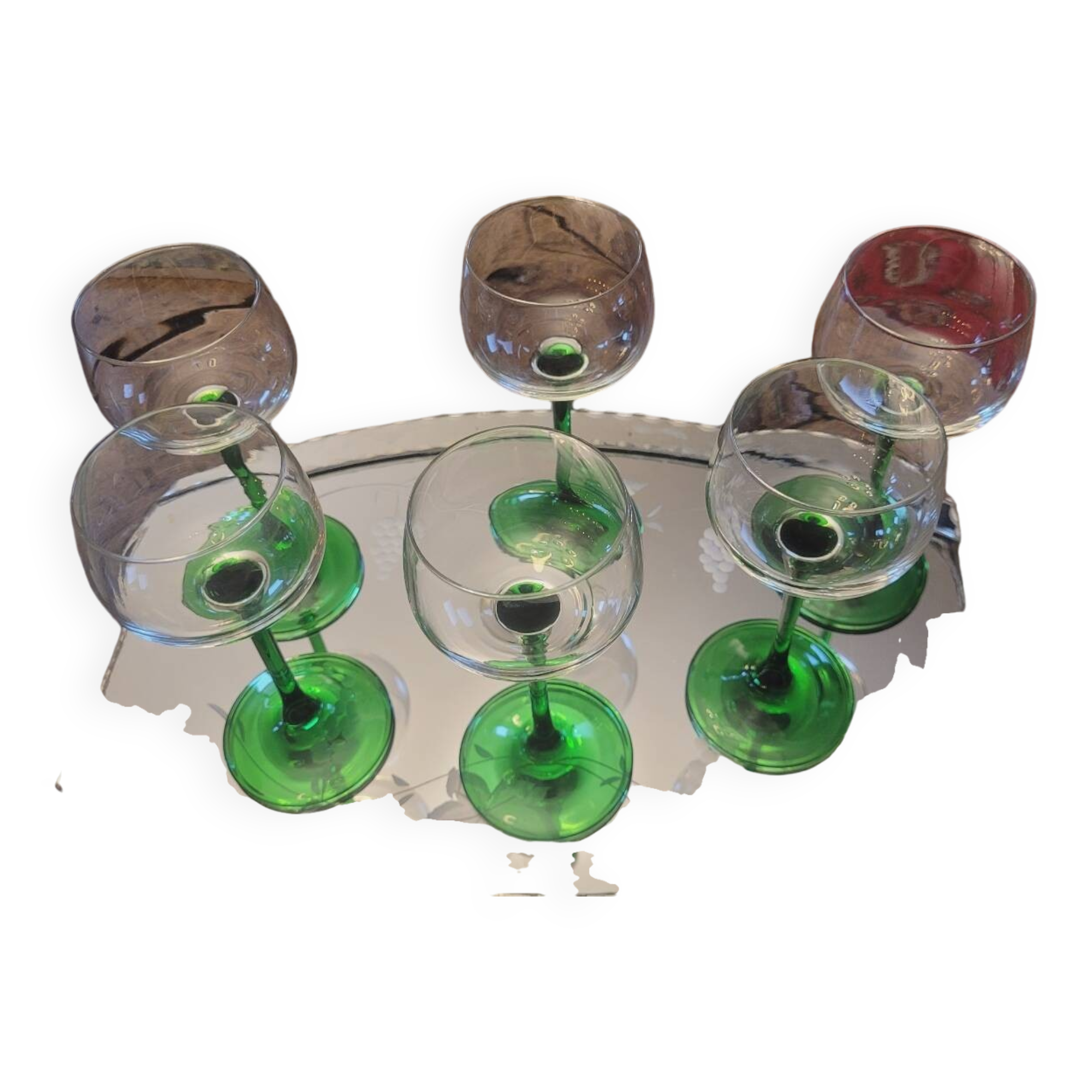 Verres vin blanc d'Alsace