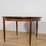 Mid-Century Teak Round Fresco Dining Table from G-Plan, United Knigdom.