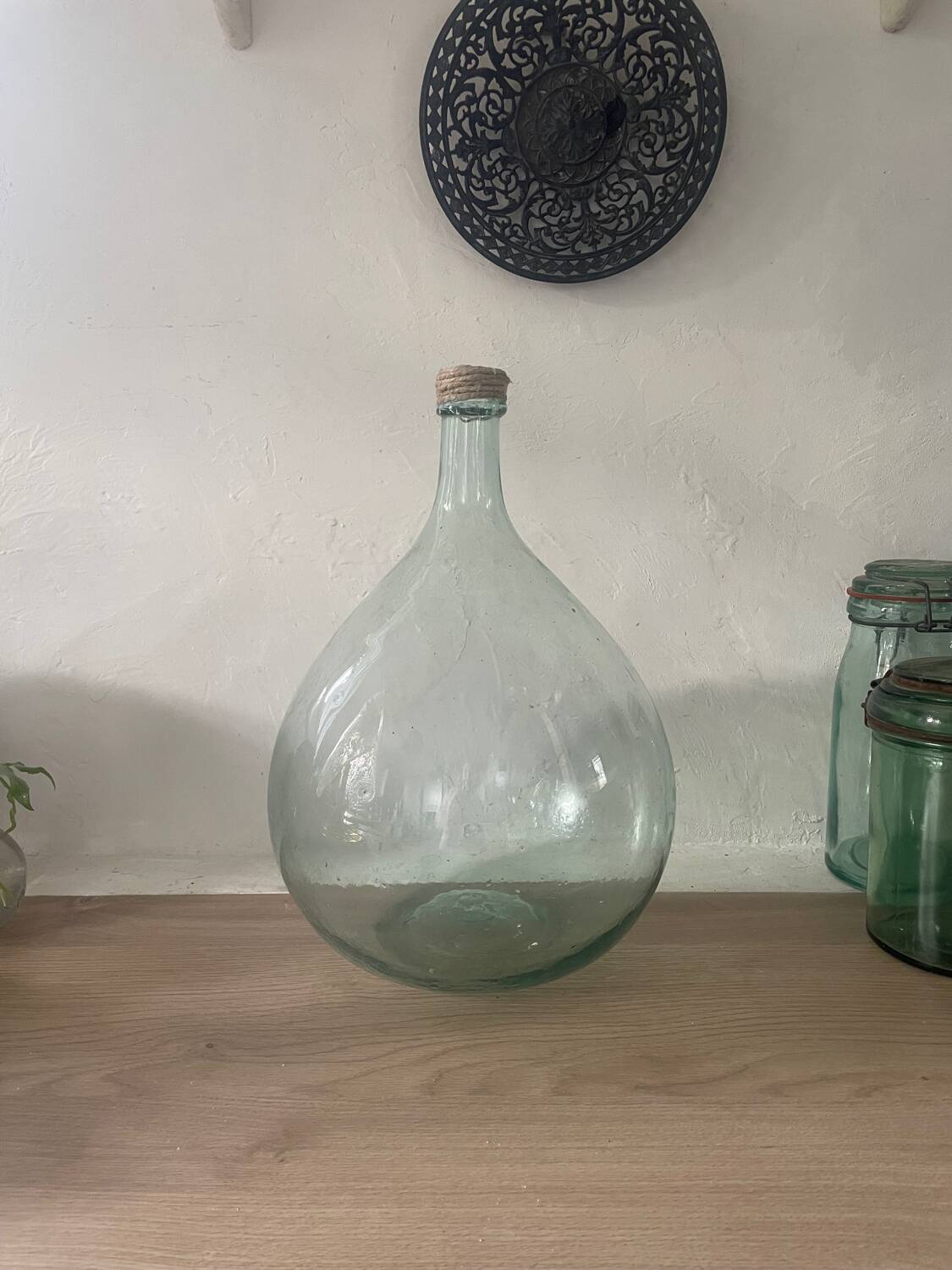 Dame-Jeanne Rope and glass 8l