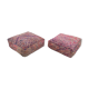 Ensemble de 2 poufs marocains en tapis