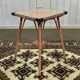 English Lloyd Loom pedestal table from the 1930s