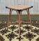 English Lloyd Loom pedestal table from the 1930s