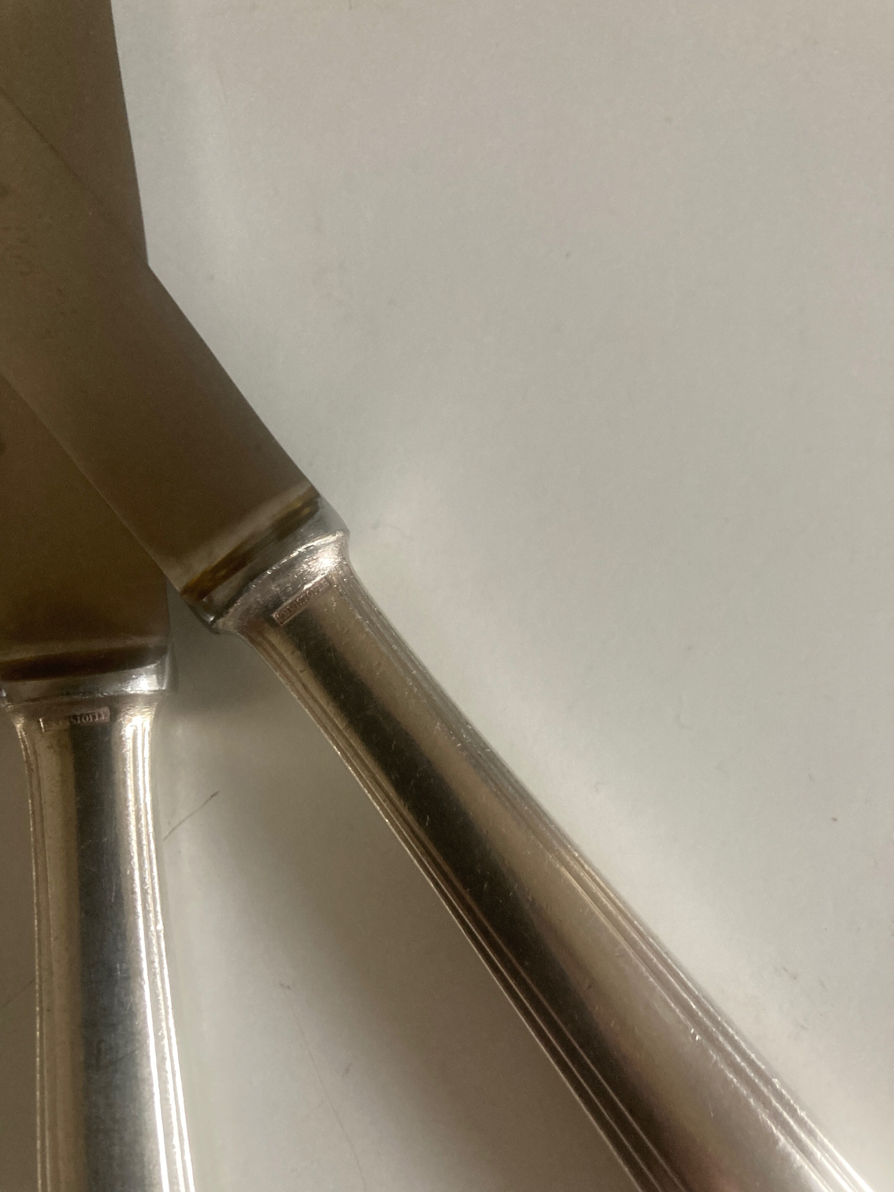 Set of 5 knives Luc Lanel Christofle Boréal dessert