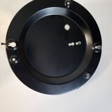 Baguette vintage en glaçure de plafondlamp, bulle reliëf space age, jaren 1970