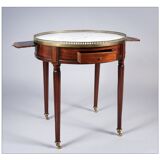 Table bouillotte en acajou d'époque Louis XVI 18e siècle