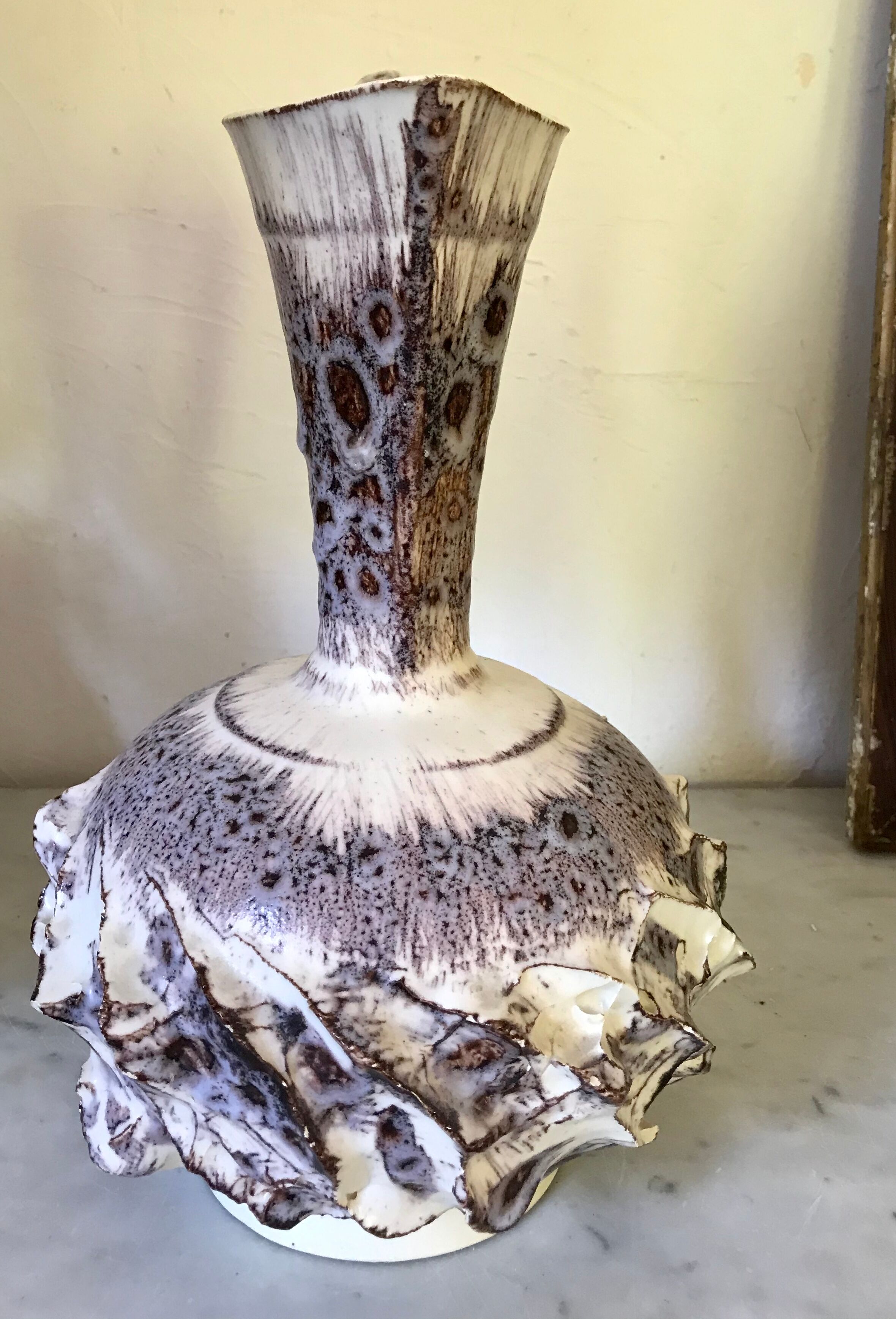 Vintage Vallauris ceramic pitcher