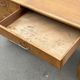 Bureau tubulaire de style Bauhaus du milieu du siècle, design des années 40 en chêne