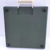 Rooy portable typewriter 1950s khaki metal
